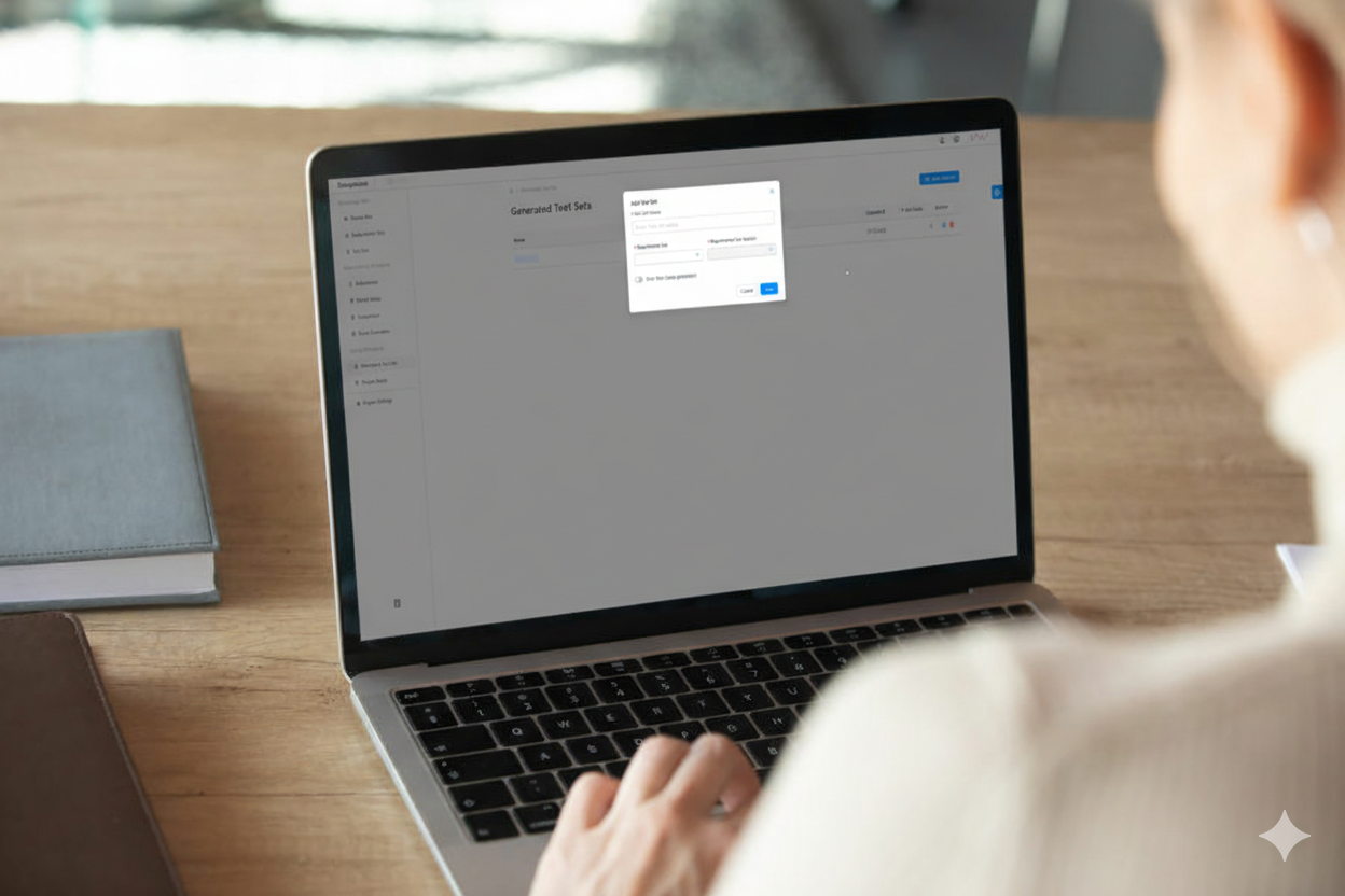 Person logs on to a computer